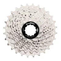 Кассета 10-k 11-28T SUN RACE RS1 стальной паук, Metallic Silver