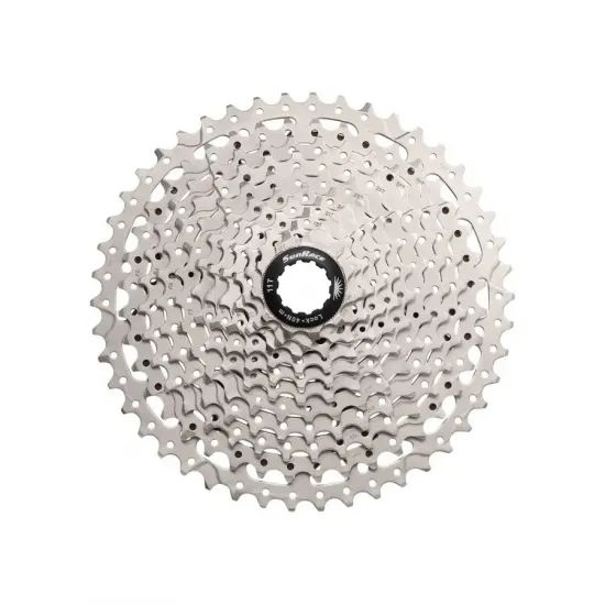 Касета 11-k 11-46T SUN RACE MS8 MTB, Metallic Silver