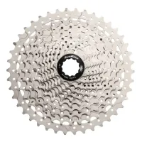 Касета 11-k 11-46T SUN RACE MS7 MTB, сталевий павук, Metallic Silver