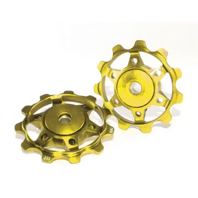 Ролики заднього перемикача XLC, золоті Ролики заднього перемикача XLC, золоті