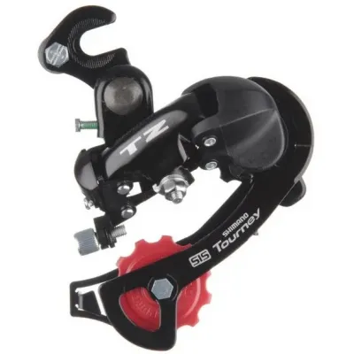 Перемикач задній RD-TZ500-B TOURNEY 6-швидк, крюк