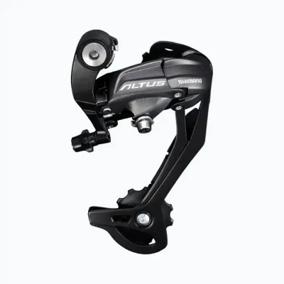 Перемикач Shimano задній Altus 9шв RD-M370-L, SGS, чорний