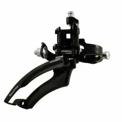 Перемикач Shimano передній FD-TZ20, в. тяга 31,8мм, 42T, non-index 02139 Перемикач Shimano передній FD-TZ20, в. тяга 31,8мм, 42T, non-index 02139