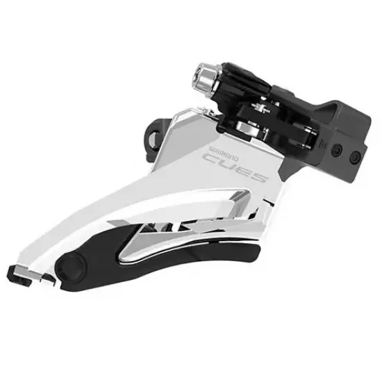 Перемикач передній FD-U6000-M, CUES, 2X10-11, MID CLAMP, TOP-SWING, 34.9MM хомут (з адаптером під 31.8 та 28.6мм), макс. 36/40зуб.