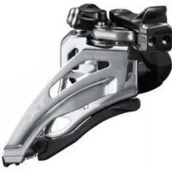 Перемикач передній FD-M8000-L DEORE XT, 3X11 LOW CLAMP, SIDE-SWING, передня тяга, хомут