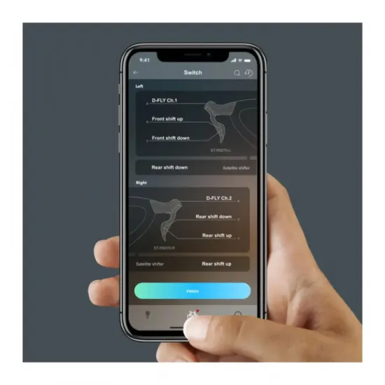 Гальмо гідравл диск для шосе R8170 Ultegra Di2, заднє (права ручка, каліпер, гідроліния 1700мм)
