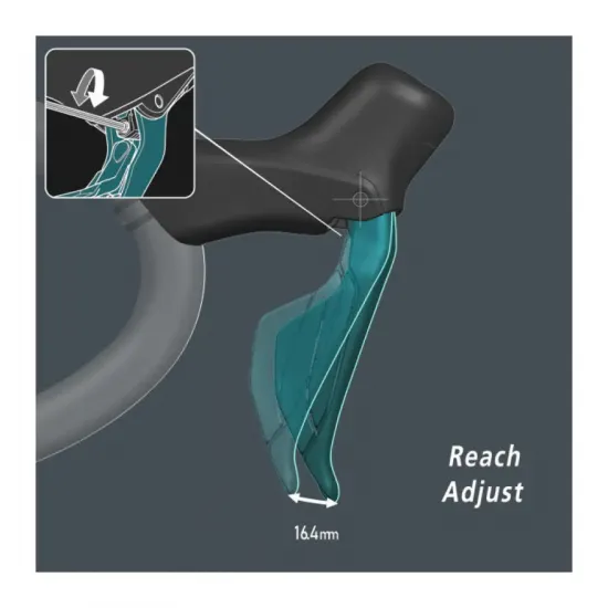 Гальмо гідравл диск для шосе R8170 Ultegra Di2, заднє (права ручка, каліпер, гідроліния 1700мм)
