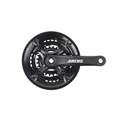 Шатуны ARDIS АЛ MTB 42/34/24Т, 170мм пласт. защита черный 04456