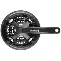 Шатуни ONRIDE MPE-401P під квадрат, 170мм, 22-32-44T на 9 швидкостей, чорні