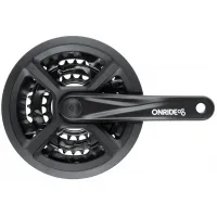 Шатуны ONRIDE TS-CU05 под квадрат, 170мм, 22-32-44T на 9 скоростей, черные