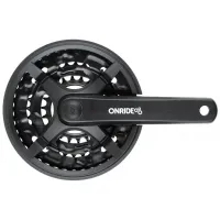 Шатуни ONRIDE TC-CY03 під квадрат, 170мм, 22-32-42T на 8/7/6 швидкостей, чорні