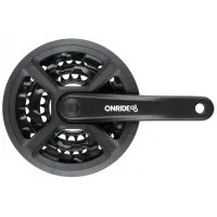 Шатуны ONRIDE TC-CQ05 под квадрат, 175мм, 22-32-42T на 8/7/6 скоростей, черные