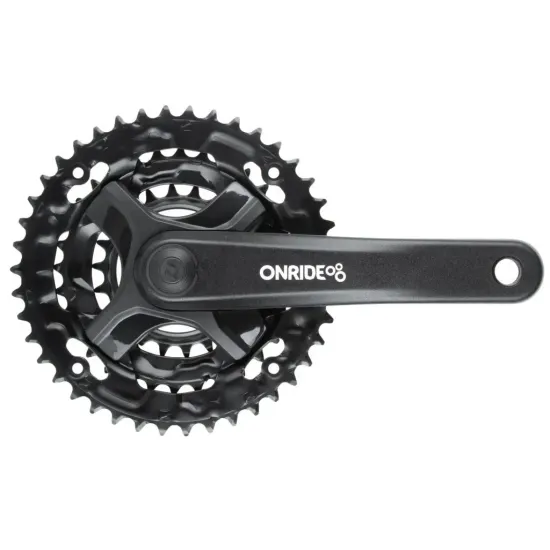 Шатуны ONRIDE TC-CQ10 под квадрат, 170мм, 22-32-42T на 8/7/6 скоростей, черные