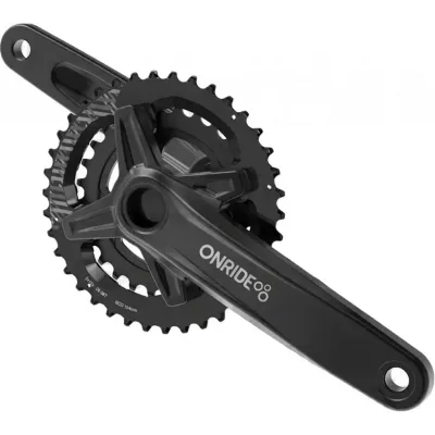 Шатуни ONRIDE Duet Pro 1210, під Hollowtech, 170 мм, 26-36Т BCD: 104/64 мм, на 12/11 шв., чорний
