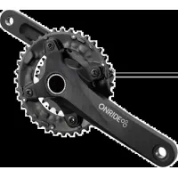 Шатуни ONRIDE Duet Pro 1010, під Hollowtech, 170 мм, 24-38Т BCD: 104/64 мм, на 10/9 шв., чорний