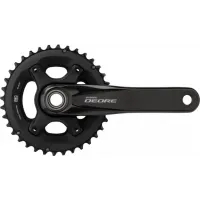 Шатуни FC-M6000-2 DEORE, інтегрована вісь, 175мм 38X28 10-шв. CL-48,8мм, без каретки Шатуни FC-M6000-2 DEORE, інтегрована вісь, 175мм 38X28 10-шв. CL-48,8мм, без каретки