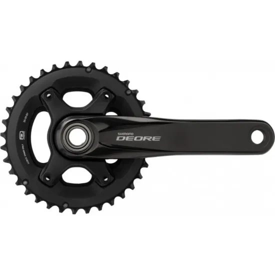 Шатуни FC-M6000-2 DEORE, інтегрована вісь, 175мм 38X28 10-шв. CL-48,8мм, без каретки