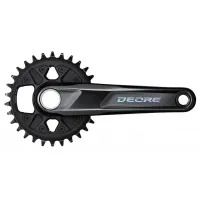 Шатуни FC-M6100-1 DEORE, інтегрована вісь, 165мм 32T 12-шв. CL-52мм без каретки