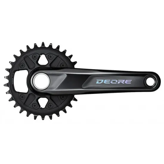 Шатуны FC-M6100-1 DEORE, интегрированная ось, 165мм 32T 12-скор. CL-52мм без каретки