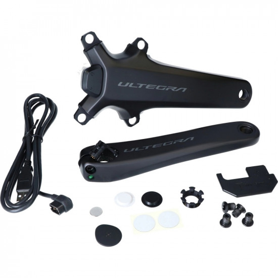 Шатуни FC-R8100-P ULTEGRA , Hollowtech II 165мм без зірочок, з вимірювачем потужності