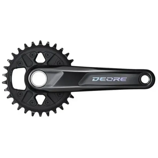 Шатуни FC-M6100-1 DEORE, інтегрована вісь, 175мм 30T 12-шв. CL-52мм без каретки