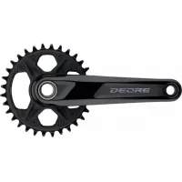 Шатуни FC-M6100-1 DEORE, інтегрована вісь, 175мм 32T 12-шв. CL-52мм без каретки Шатуни FC-M6100-1 DEORE, інтегрована вісь, 175мм 32T 12-шв. CL-52мм без каретки