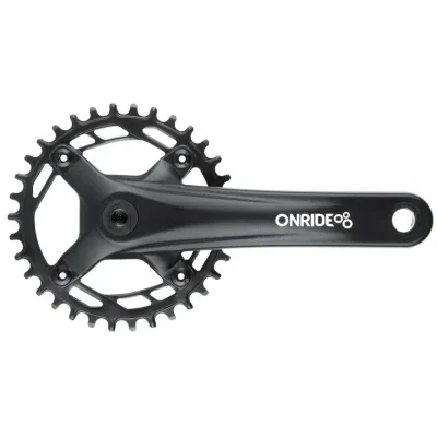 Шатуни ONRIDE CHARM-FD04S під квадрат, 170мм, 34T на 11/10/9 швидкостей, чорні