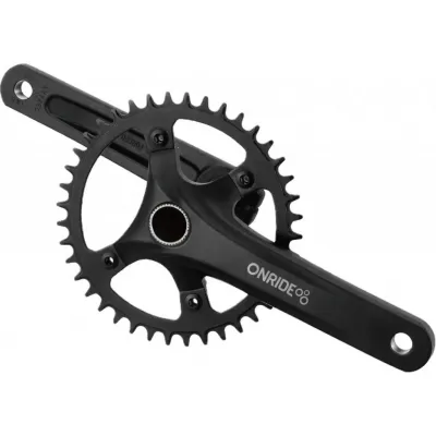 Шатуни ONRIDE Solo Pro 1120, під Hollowtech, 170 мм, 40Т BCD: 110 мм, на 11/10/9 шв., чорний