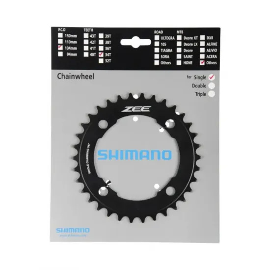 Зірка шатунів FC-M640 ZEE, 34зуб.