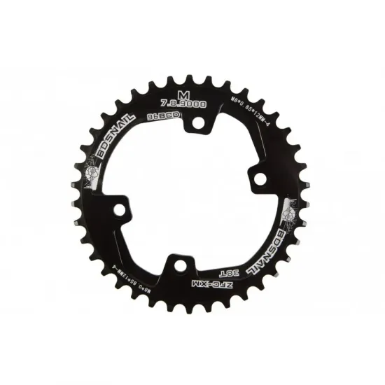 Звезда-неспадайка к шатуну NW AL 38T SNAIL круг BCD 96 ассиметричн. (для Shimano M7000) (черн.)