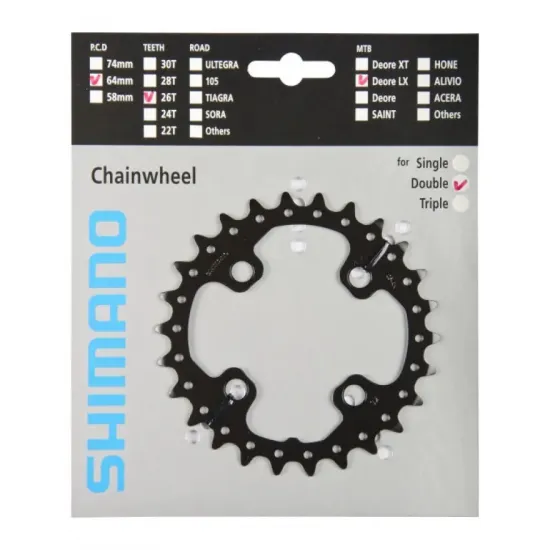 Зірка шатунів FC-M675 SLX, 26зуб. АK