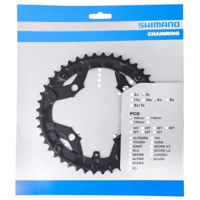 Зірка шатунів FC-T4010 ALIVIO, 44зуб. 9-швидк 104мм