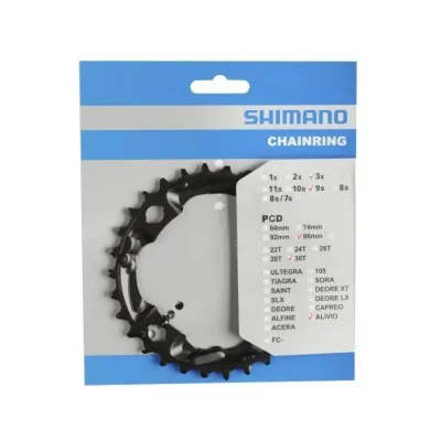 Зірка шатунів FC-M4000 ALIVIO, 30зуб. 9-швидк