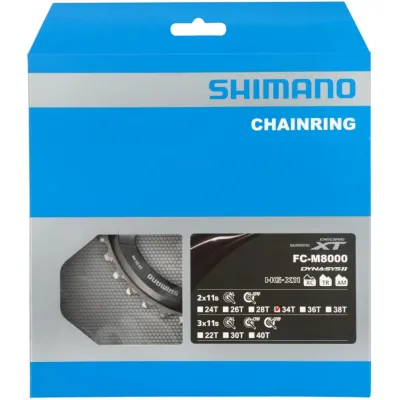 Зірка шатунів FC-M8000 DEORE XT 34 зуб.-BB для 34-24T