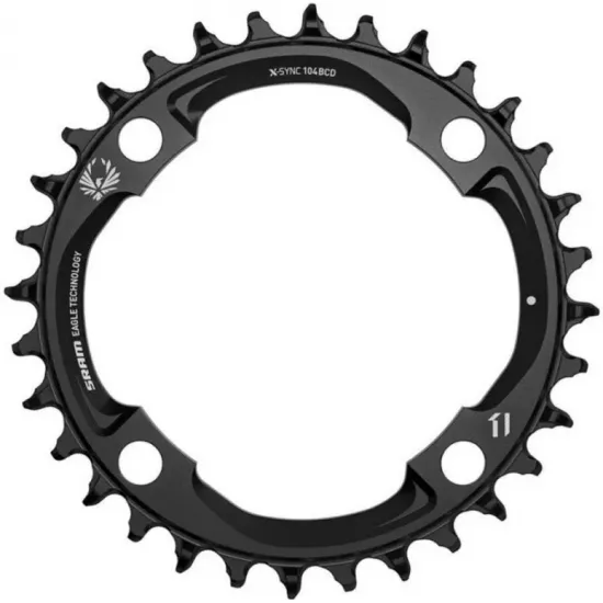 Зірка SRAM X-SYNC 2 36T 104 BCD Aluminum Eagle Black