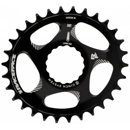Зірка RaceFace CHAINRING,CINCH,DM,OVAL,28T,BLK,10-12S