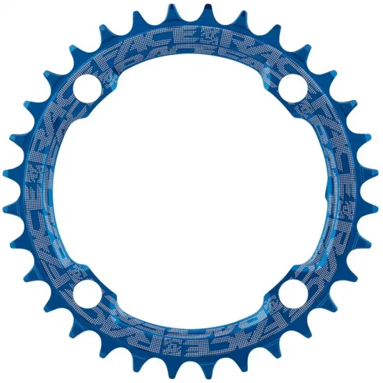 Зірка RaceFace CHAINRING,NARROW WIDE,104X30,BLU,10-12S
