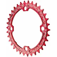 Зірка RACE FACE NARROW WIDE,104X32,RED,10-12S