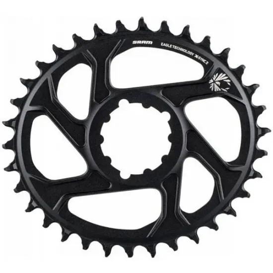 Звезда X-SYNC EAGLE OVAL 38T DM 6 OFF BLK