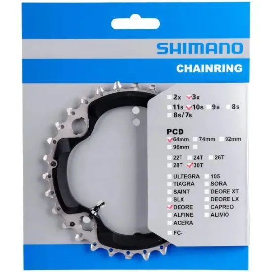 Зірка шатунів FC-M6000-3 DEORE, 30зуб.-AN