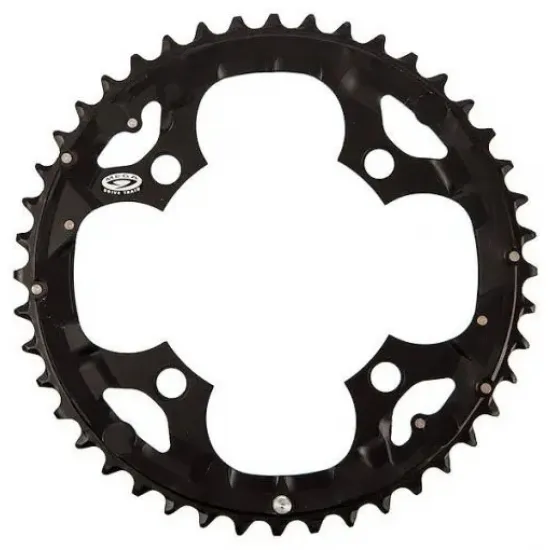 Зірка шатунів FC-M530 DEORE, 44зуб, сумісна с захистом, чорн, 9-швидк.