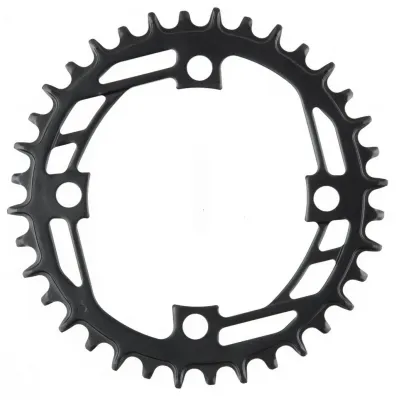 Зірка передня ONRIDE Solo 10, 36Т, BCD: 104 мм, сталь, чорний