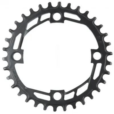 Зірка передня ONRIDE Solo 10, 34Т, BCD: 104 мм, сталь, чорний