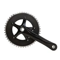 Комплект шатунов PROWHEEL SOLID-246T-F-1 46T 170mm black