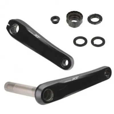 Шатуни FC-M8100-1 DEORE XT, Hollowtech II 170мм без зірки, CL-52мм без каретки Шатуни FC-M8100-1 DEORE XT, Hollowtech II 170мм без зірки, CL-52мм без каретки