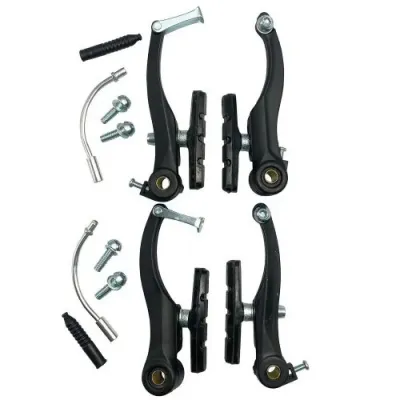 Гальма KW V-brake, комплект 2 шт, посилені, чорного кольору 25017