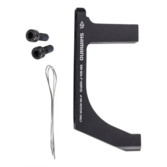 Адаптер для дисковых тормозов шоссе, передний SM-MA-F160PDA, ротор 160мм, FLATMOUNT