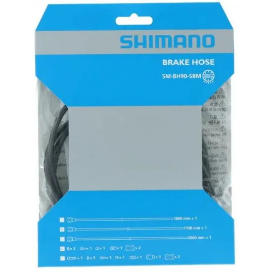 Гідролінія DEORE XT SM-BH90-SBM-LL для диск.гальм. 1700мм чорн