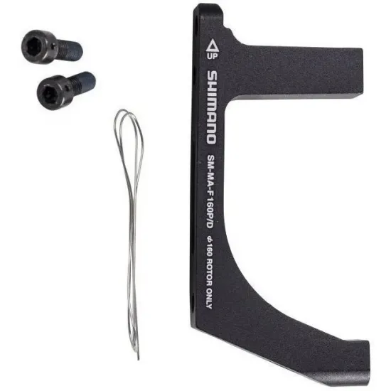 Адаптер для дисковых тормозов шоссе, передний SM-MA-F160PDA, ротора 160мм, FLATMOUNT