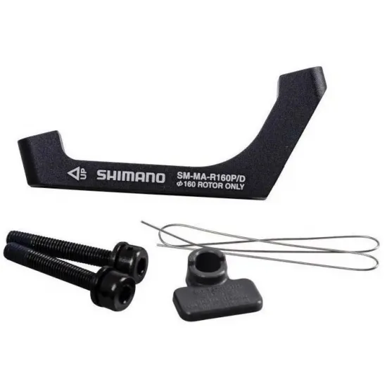 Адаптер для дисковых тормозов шоссе, задний SM-MA-R160PDH, ротор 160мм, болт 25мм, FLATMOUNT